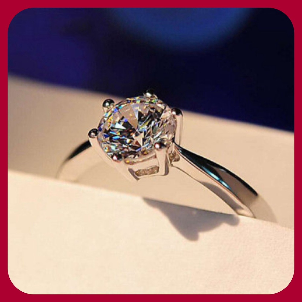 Gorgeous White Sapphire Ring